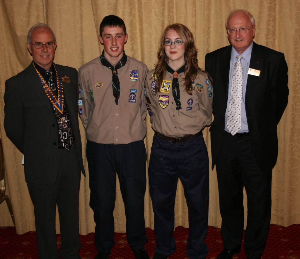 Installation and Other Events - Scouts with Hugh and John