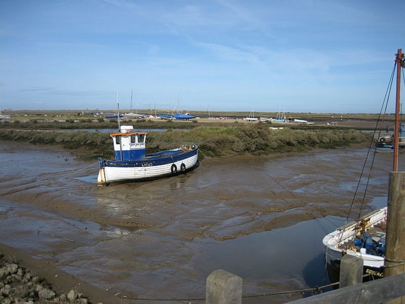 Walking weekend 2011 - A view of the mudflats at Brancaster Staithe