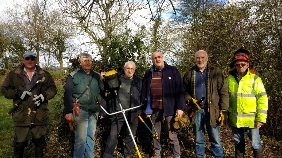 Brush clearing at Wick Court - 