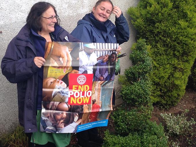 End Polio Now - Purple Crocus Planting - 