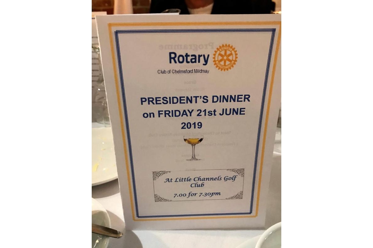 President's dinner: 21 June 2019 - 