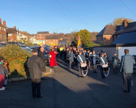Knutsford Rotarians in action on Remembrance Day 2021 - 