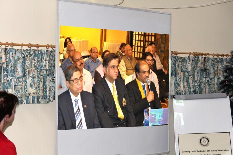 Samson Centre Project - President Sudip Sen, expresses his club's pleasure at being able to help the Samson Centre