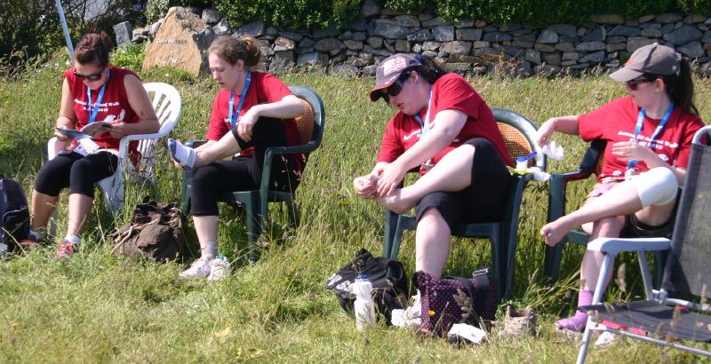 Annual Itex-Rotary Walk around Guernsey (6  June 2012) - Oh my feet