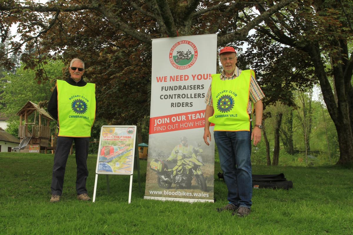 Canal Walk for Blood Bikes Wales 14 May 2023 - 