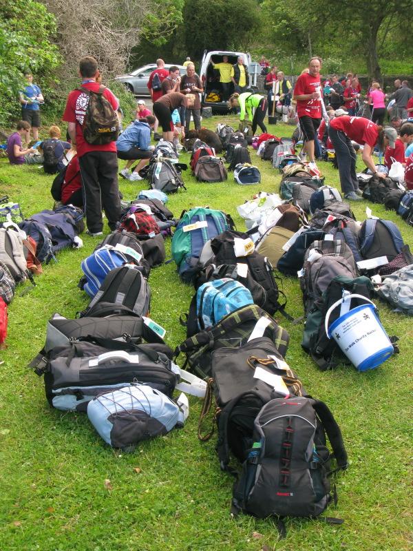 Annual Itex-Rotary Walk around Guernsey (6  June 2012) - Bags and people galore