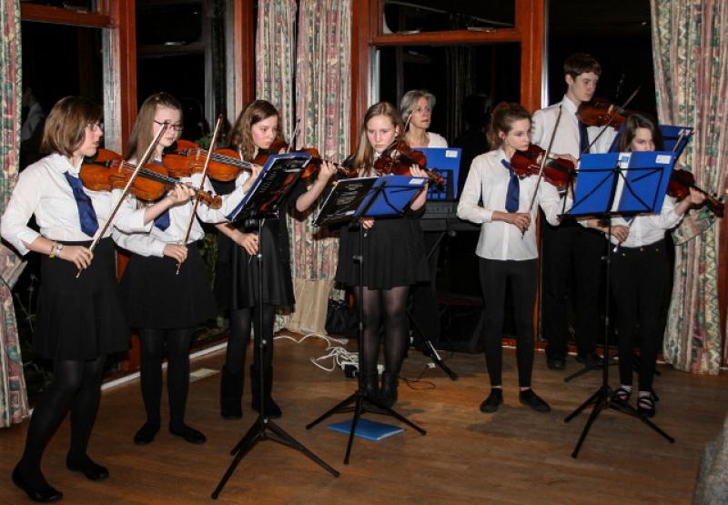 Burns Supper 2014 - Craigmount High School Fiddle Group