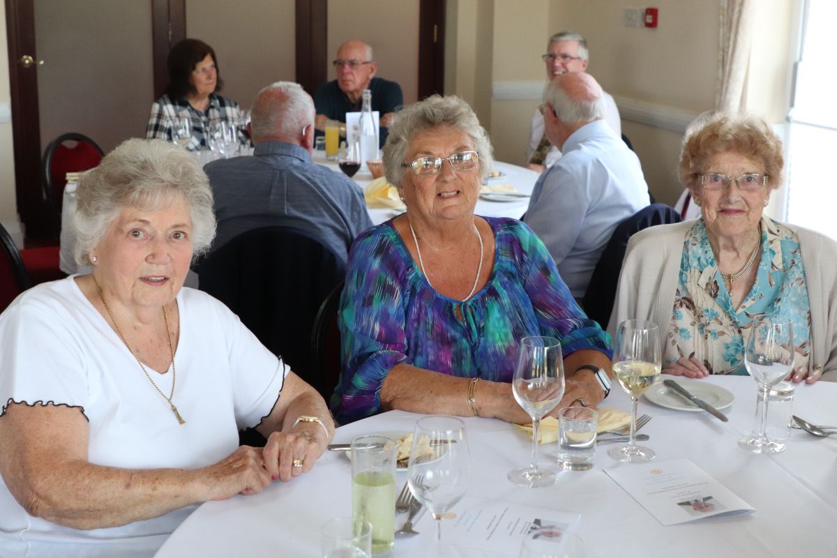 Keith Carlisle 50 Years Service Celebration - Dawn Hatley, Wendy Charlwood and Ann Thompson