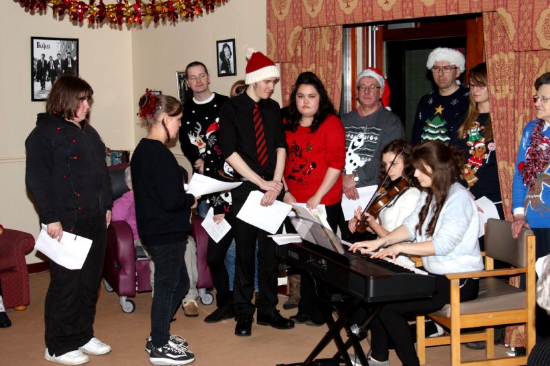 Care Home Christmas Carol Singers 2015 - 