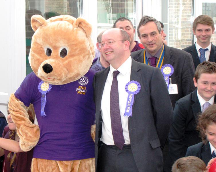 Park House School Turns Purple - with Newbie Bear and Will Job