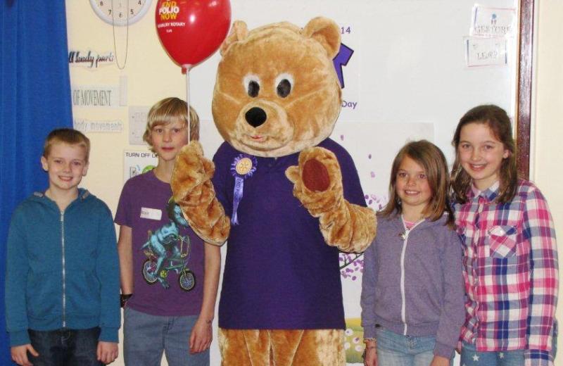 Falkland Primary School - Purple Clothes Day - 