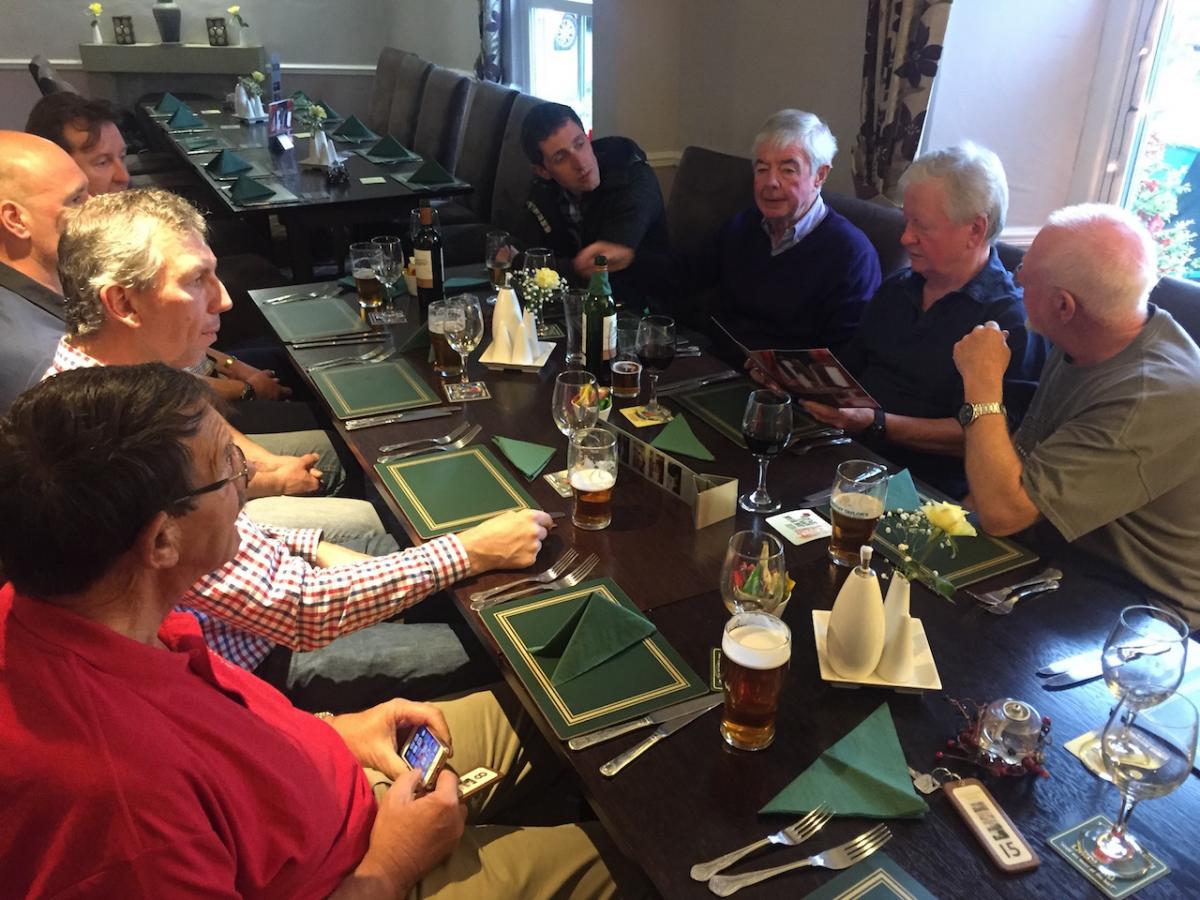 Kirkham Rotary coast to coast ride 2016 - Evening meal at The racecourse