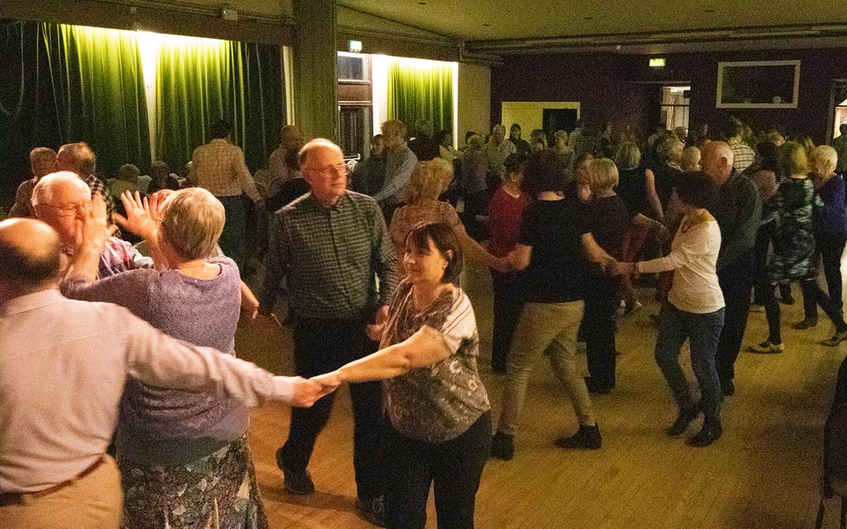 Packed hall for our Barn Dance - 