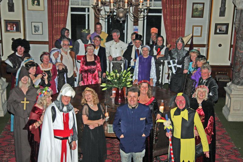Away Weekend - The knights and ladies gather by the  superb round table