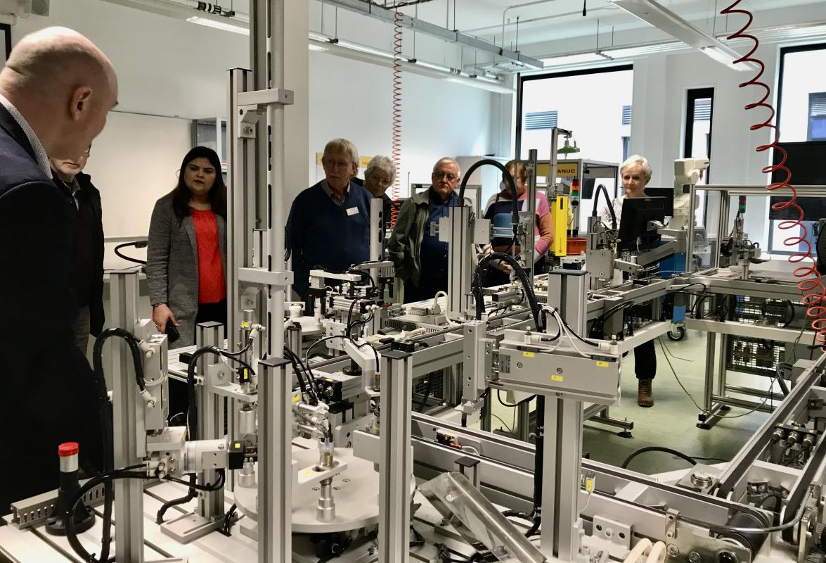 International links: Visit to Athlone, Ireland - We were shown the latest developments in robotics, 3D printing and sound technology