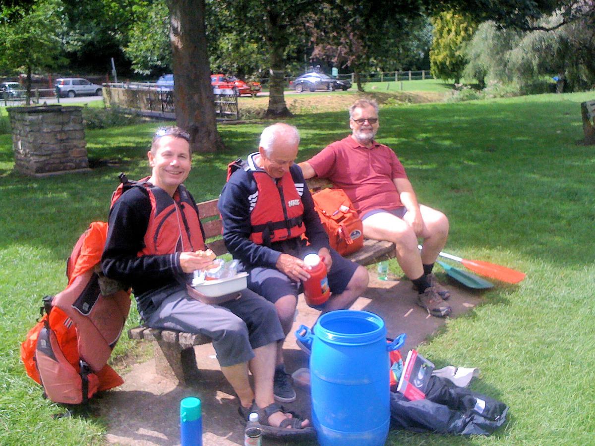 Paddling down the River Wye - 