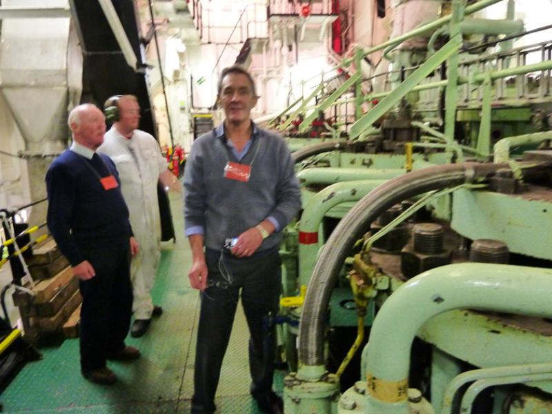 RFA Fort Rosalie and Cammell Laird - In The engine room