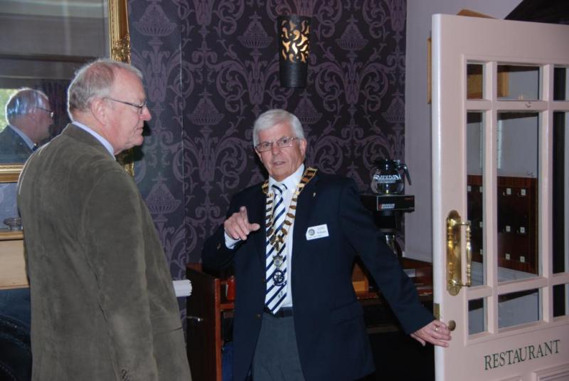 Chartering of new Interact Club in King's Lynn - Doorman extraordinaire