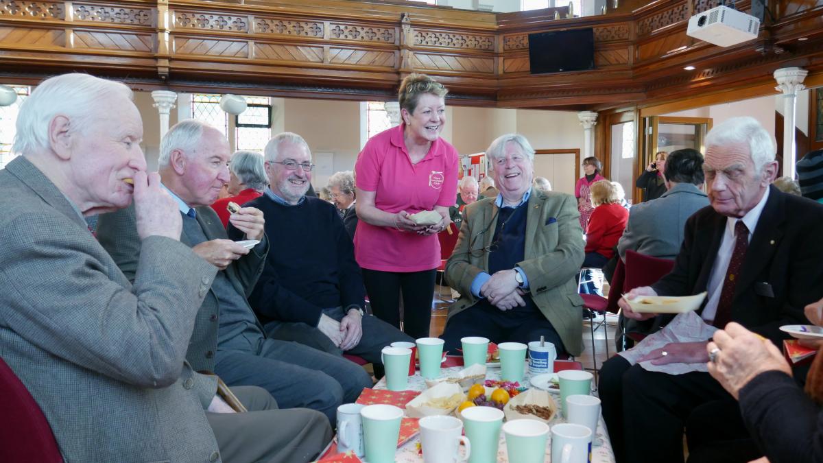 Activities/Events - An enjoyable Christmas Buffet at Hove Luncheon Club which we support