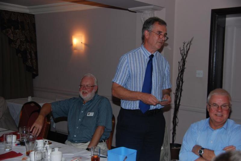 Invasion by King's Lynn Club and Rotaract President - Paul Chesterman in full flow
