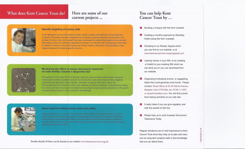 Kent Cancer Trust Presentation - Kent Cancer Trust Information