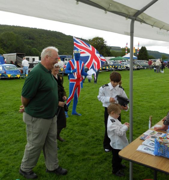 Knighton Show Rotary awareness stall  - 