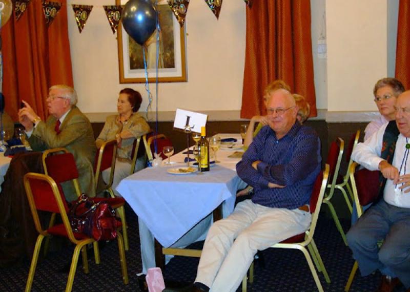 Sue's 50th Birthday - Rotarians enjoy watching the dancing