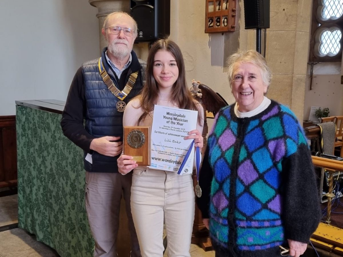 Wensleydale Young Musician of the Year - Class 2 - 12 and over - Winner