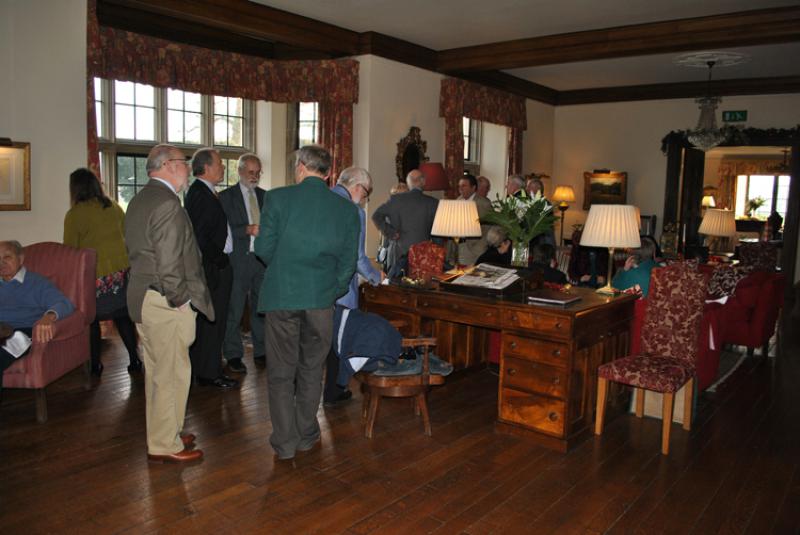 Rotary Golfers ( and others!) lunch at Llangoed Hall - The wanderers arrive