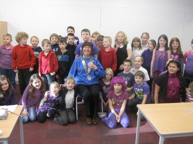 Purple Pinkie Days at Dunbar Primary schools - Lochend 13