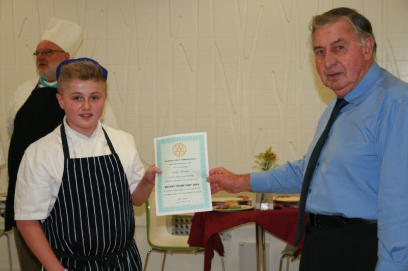 Nov 2013 Rotary Young Chef  - first heat 2013 - 2014 - Louis Moyes