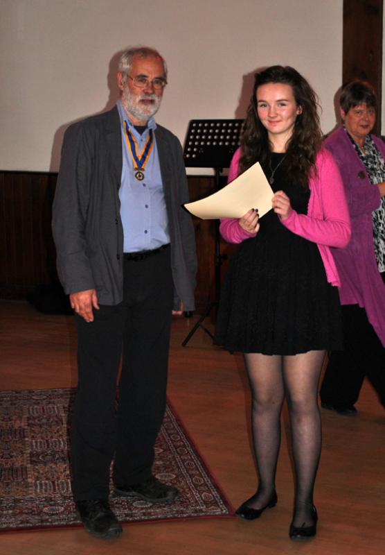Rotary Young Musician Competition 2012 - Lydia Rogers with Clive 