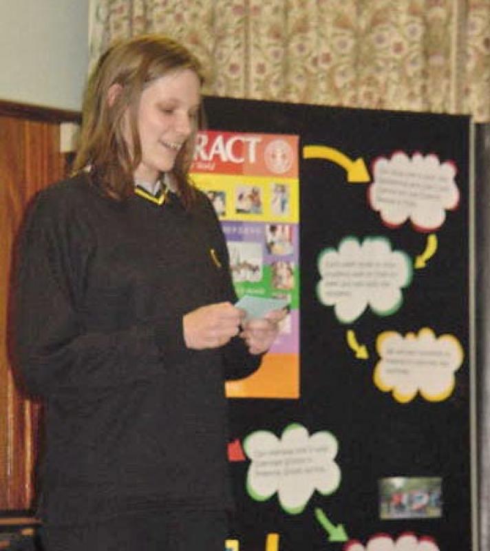 Feb 2012 Comberton Village College Interact Club - Interact President detailing the clubs activities.  These included support to the residents of Toft home for the elderly by making weekly visits in half college/half after College time.