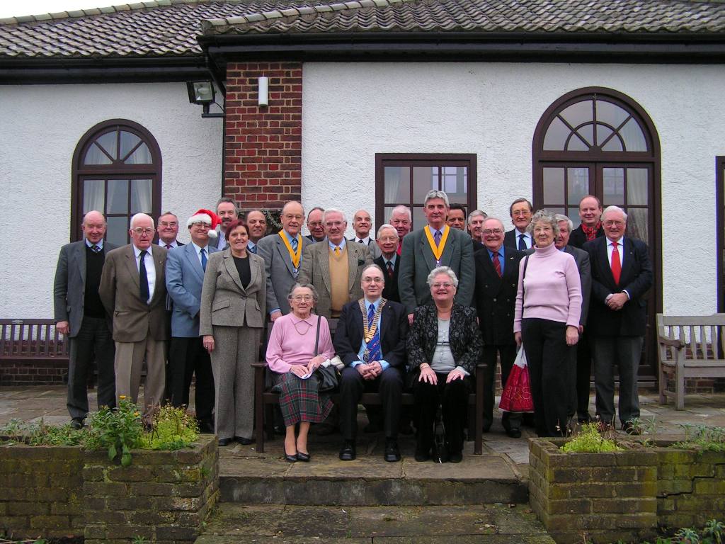 Club Members - Club Members outside Fulwell Golf Club in 2004
