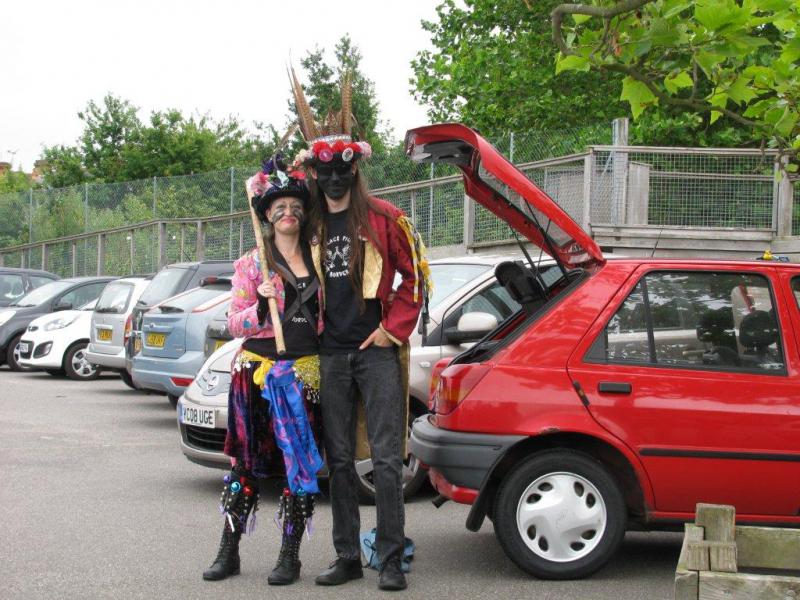 Charity Car Parking - 20th JUly 2013 - Morris Dancers 1