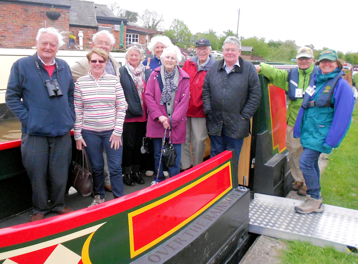 Who we are - Members enjoying a day out with the Narrowboat Trust near Chester