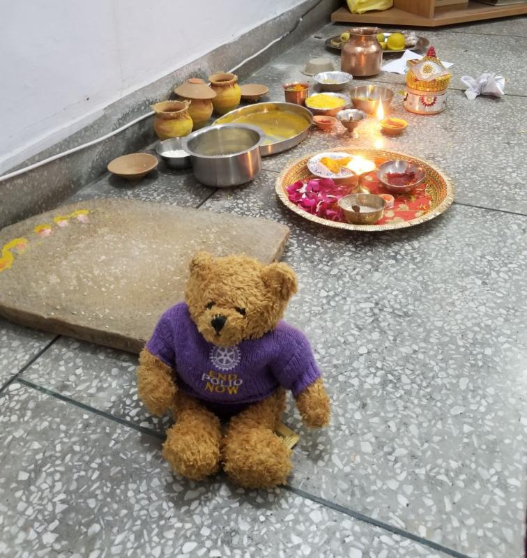 Polio Bear - Our Polio Bear visited Lucknow  in India
