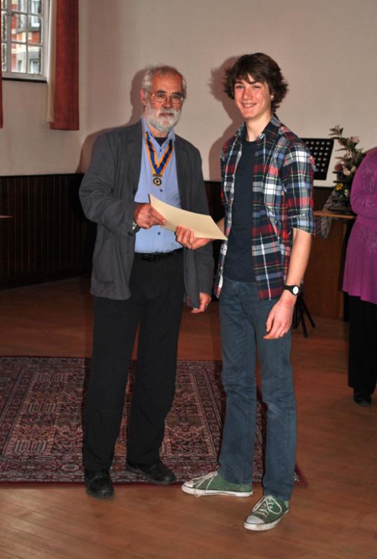 Rotary Young Musician Competition 2012 - Oran Johnson with Clive 