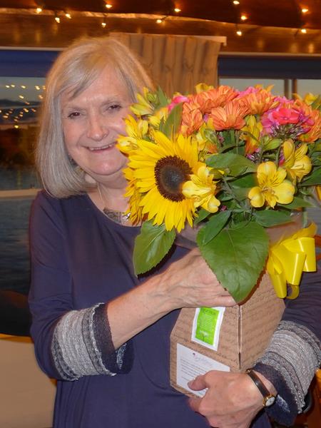 Charter Night 2016 - and flowers for the outgoing President's Lady