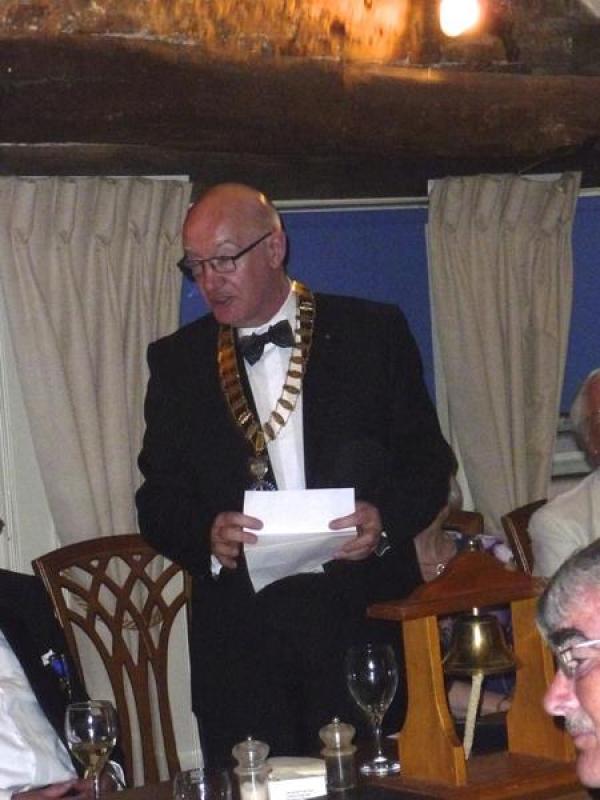 Charter Night 2015 - The new President in action