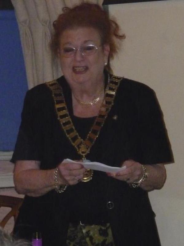 Charter Night 2015 - The District Governor in full flow