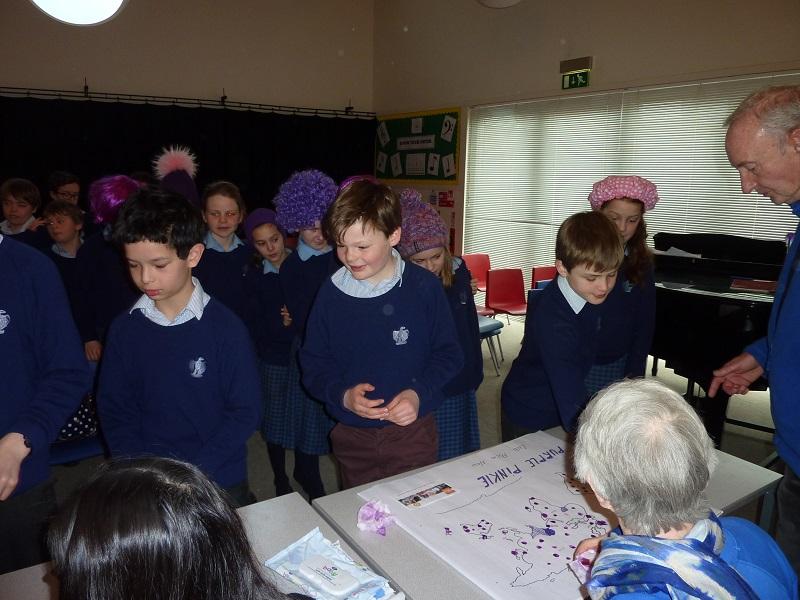 Purple Pinkie in Dunbar Primary Schools - 