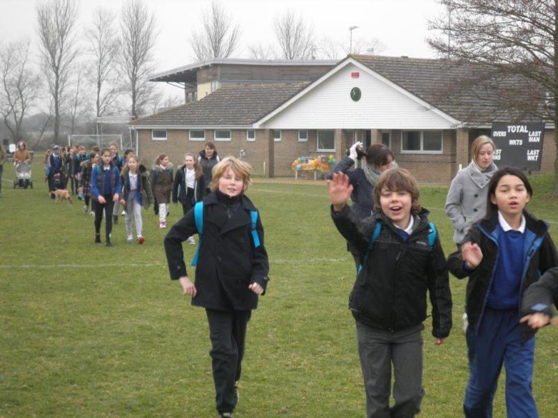 WALK 4 WATER 2015 - 20th March 2015 - Happy faces as they go