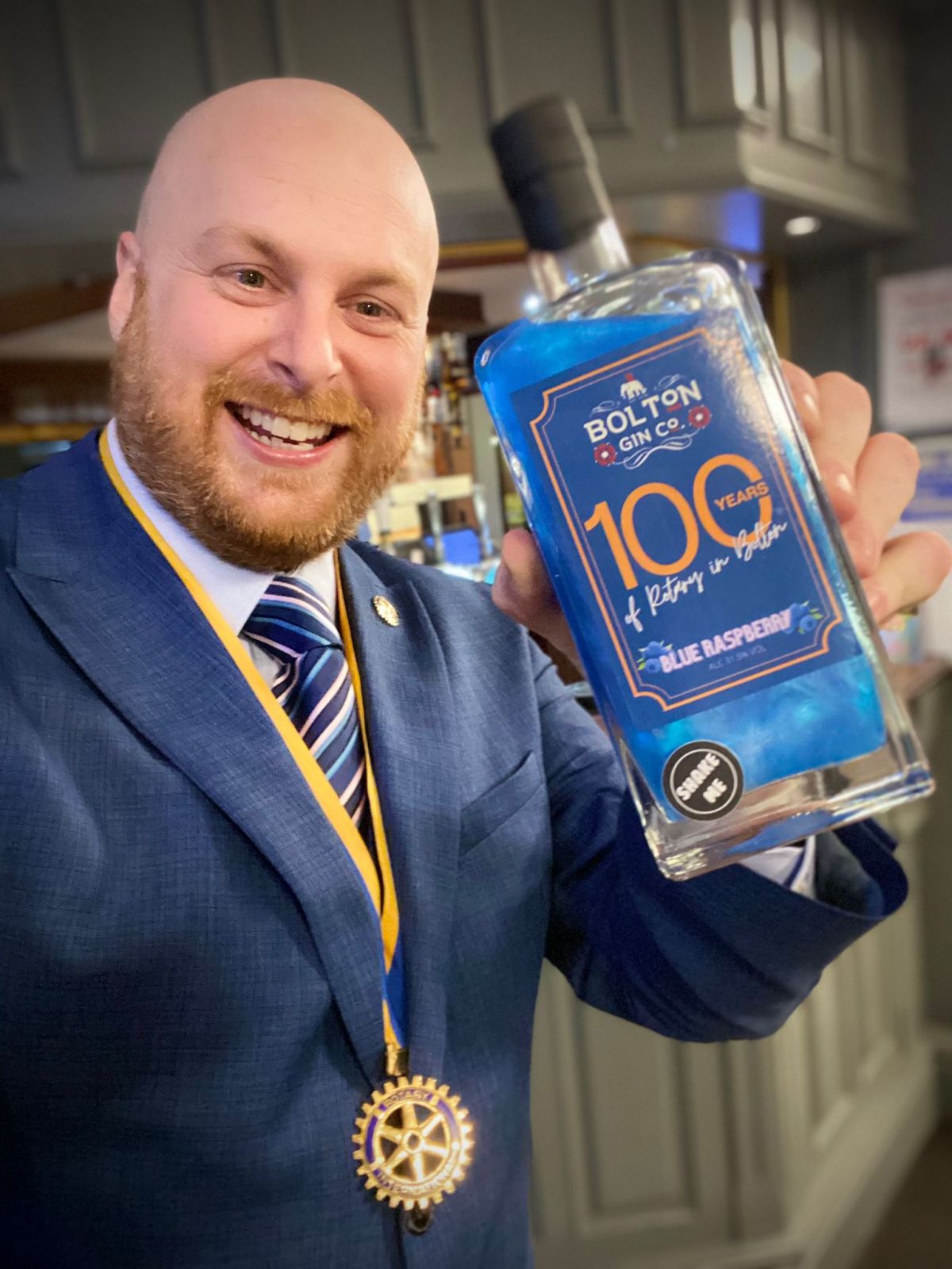 Rotary in Bolton 100 Years Gin - 