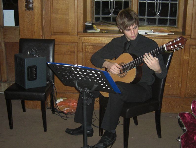 PRESIDENT'S NIGHT 2009 - Guitar virtuoso Matthew Wilkinson appeared by kind permission of the Royal Northern College of Music.