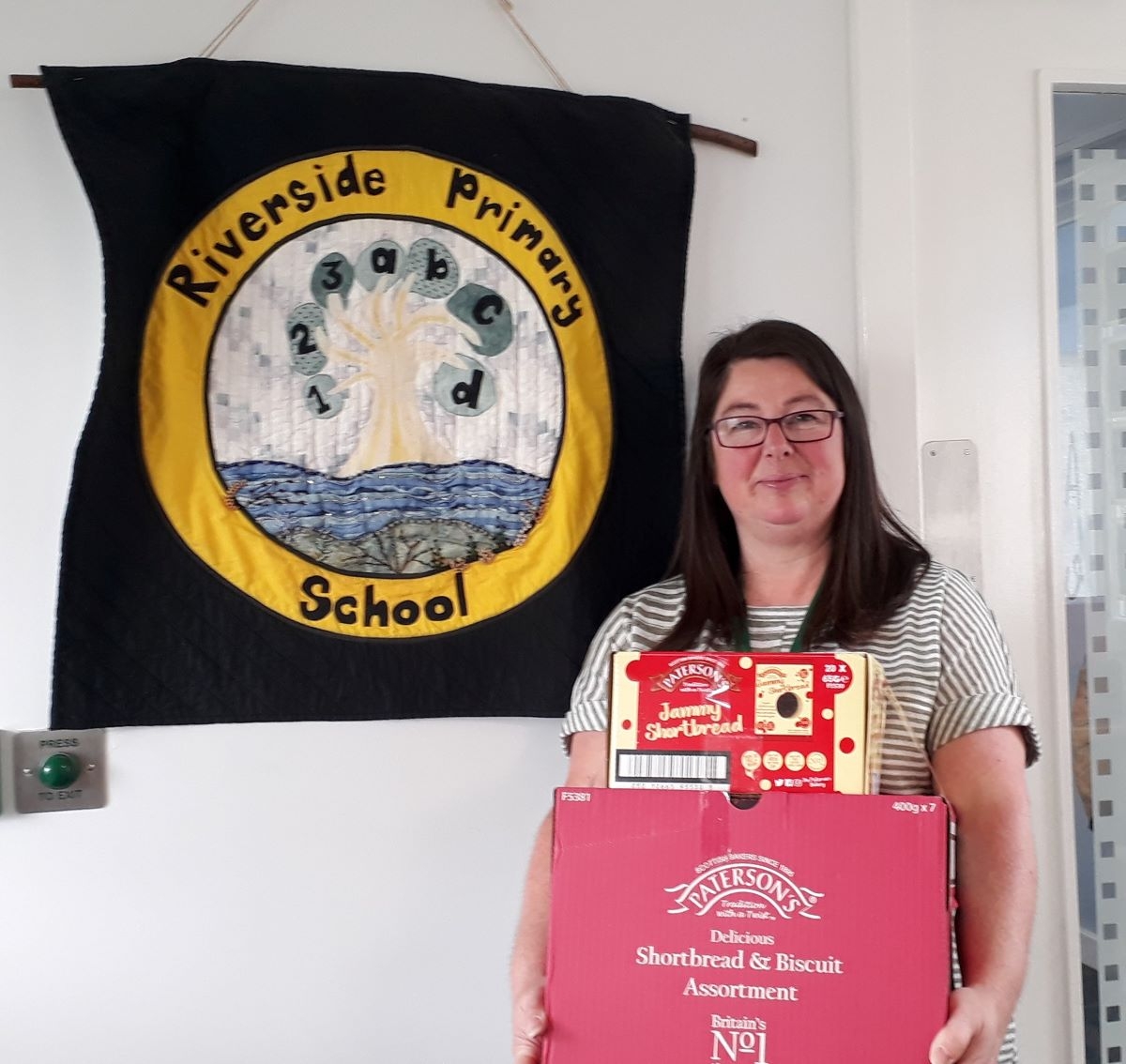 COVID-19 - Donation of Biscuits - Paterson's biscuits donated to Riverside Primary School