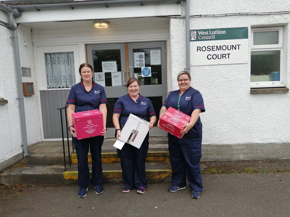 COVID-19 - Donation of Biscuits - Paterson's biscuits donated to Rosemount Court
