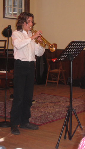 Young musician 11.1.09 - 13 YO Peter Bindloss Trumpet