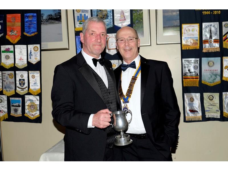 27th Charter Night - Phil Holloway receives the President's Cup