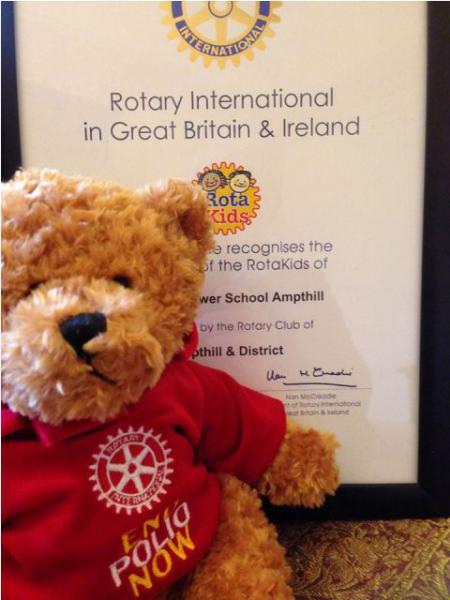 Youth Competitions and Awards - Rotakids named the bear for End Polio Now